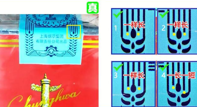香烟防伪检测点怎么看真伪鉴别