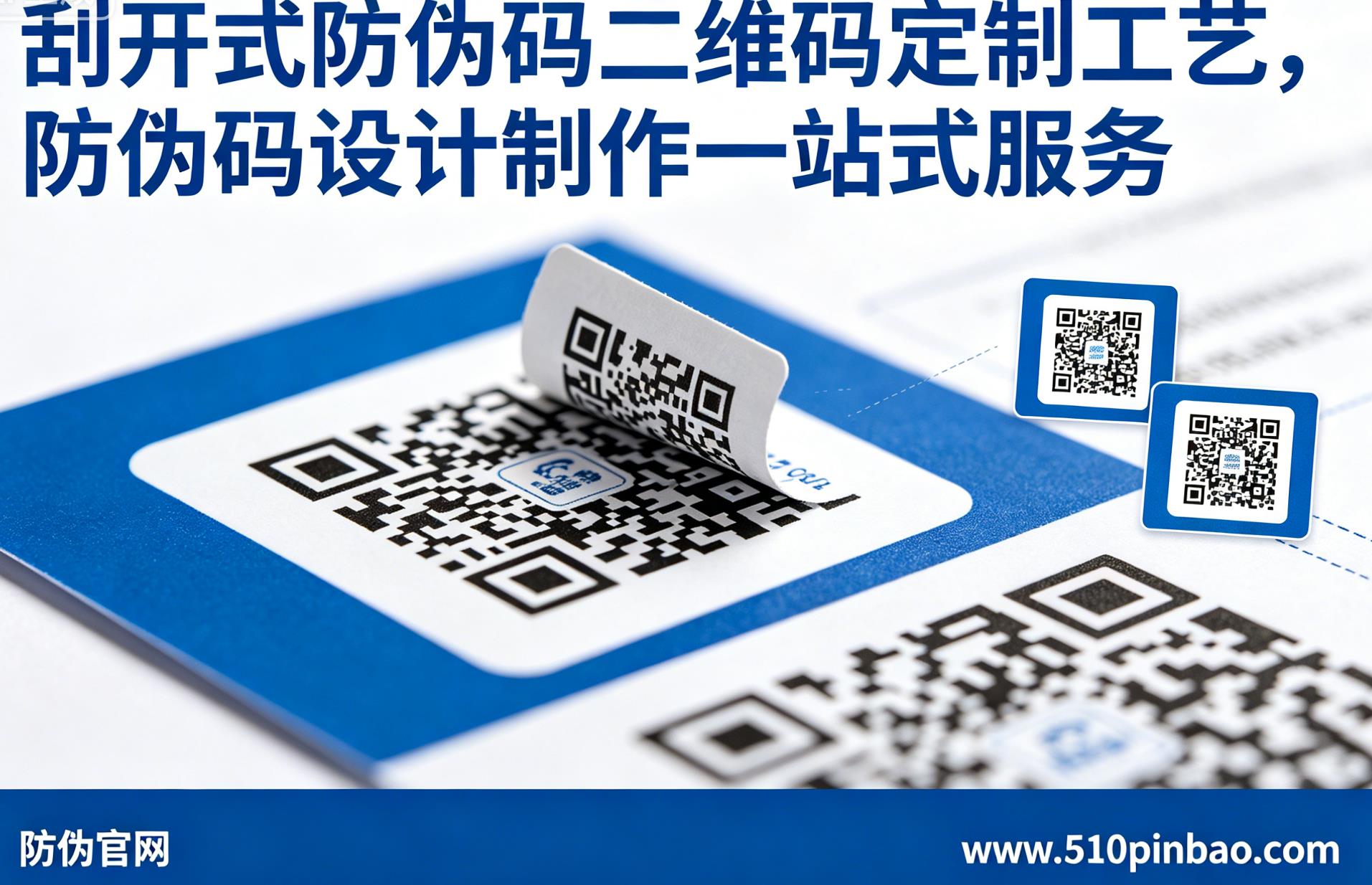 刮开式防伪码二维码定制工艺，防伪码设计制作一站式服务