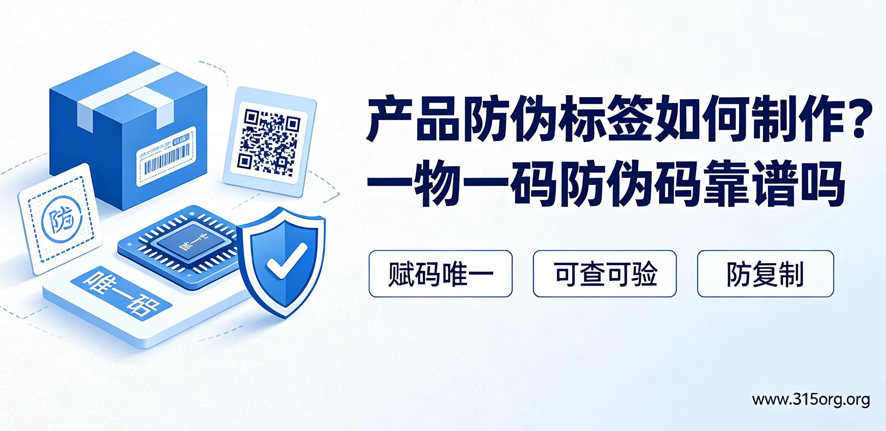 产品防伪标签如何制作？一物一码防伪码靠谱吗