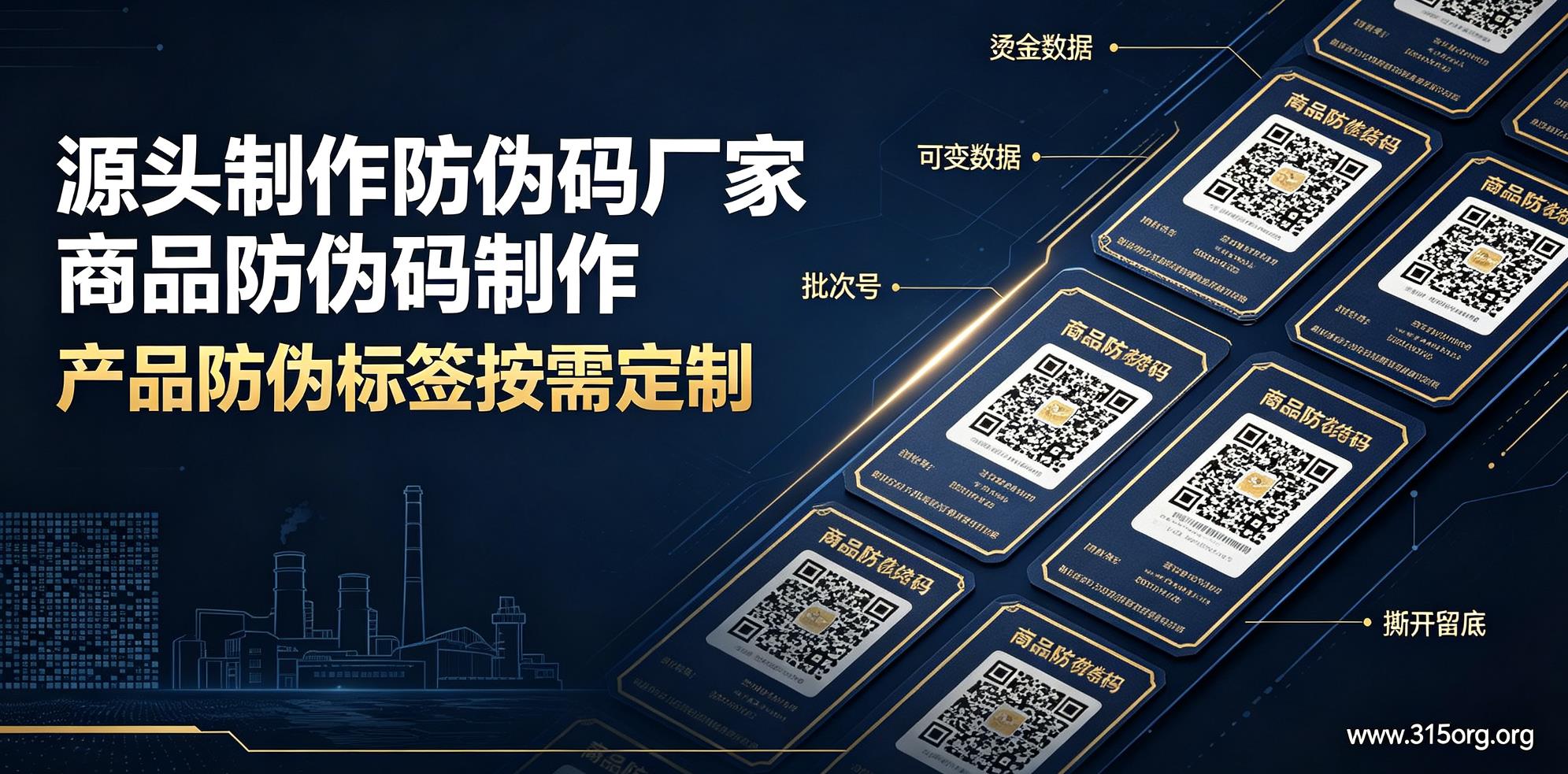 源头制作防伪码厂家 商品防伪码制作 产品防伪标签按需定制