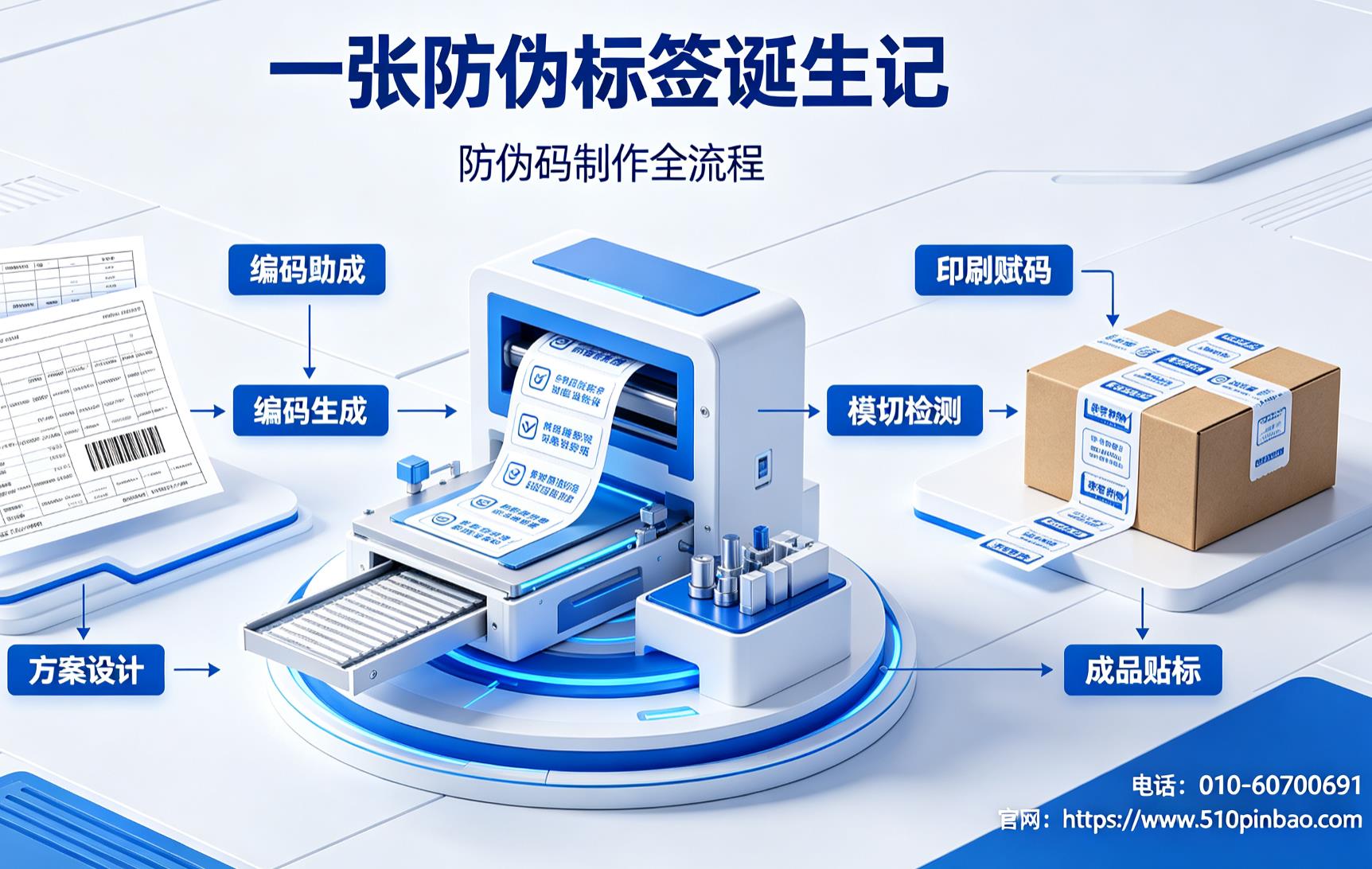 一张防伪标签诞生记：防伪码制作全流程