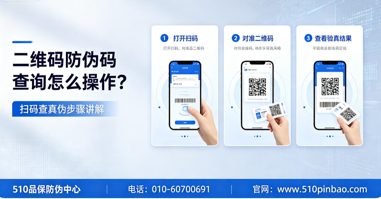 二维码防伪码查询怎么操作？扫码查真伪步骤讲解