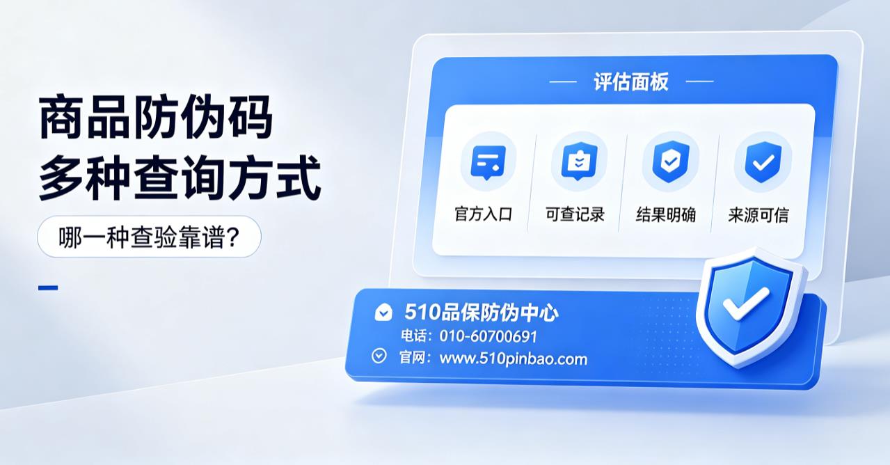 商品防伪码多种查询方式，哪一种查验靠谱？