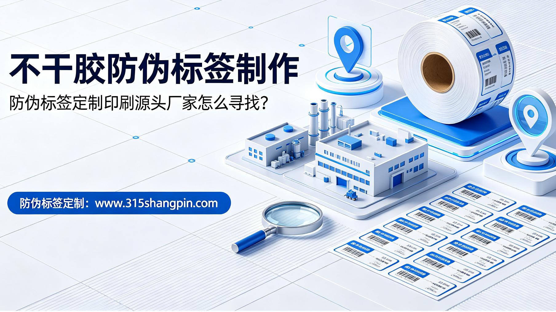 不干胶防伪标签制作，防伪标签定制印刷源头厂家怎么寻找？