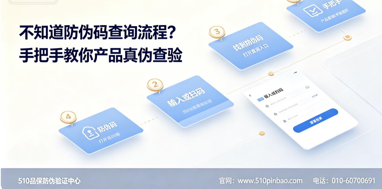 不知道防伪码查询流程？手把手教你产品真伪查验
