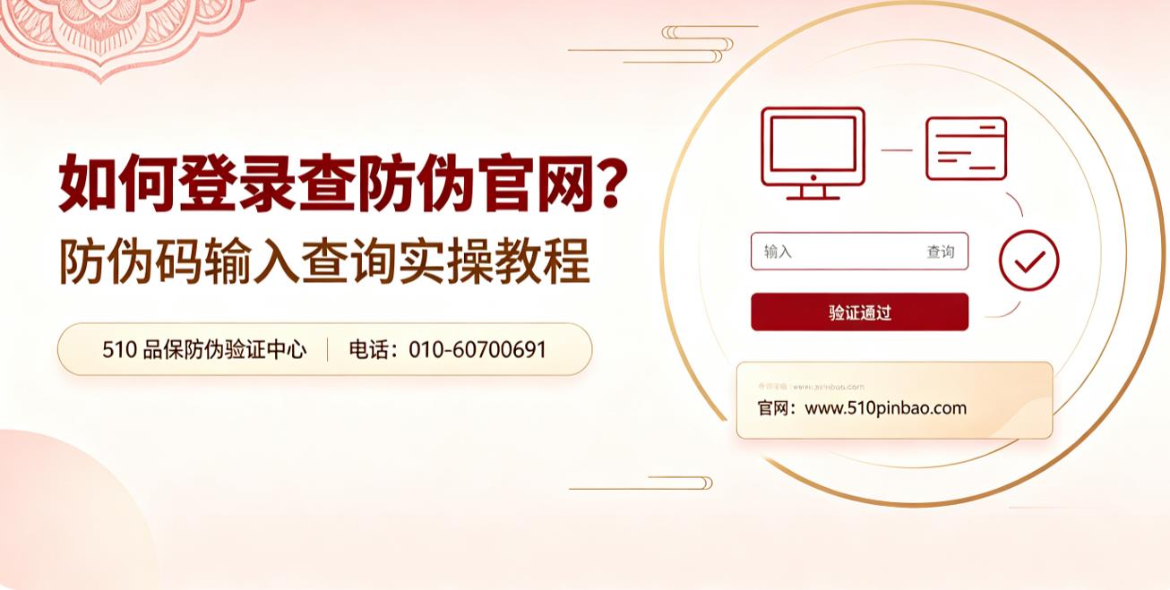 如何登录查防伪官网？防伪码输入查询实操教程