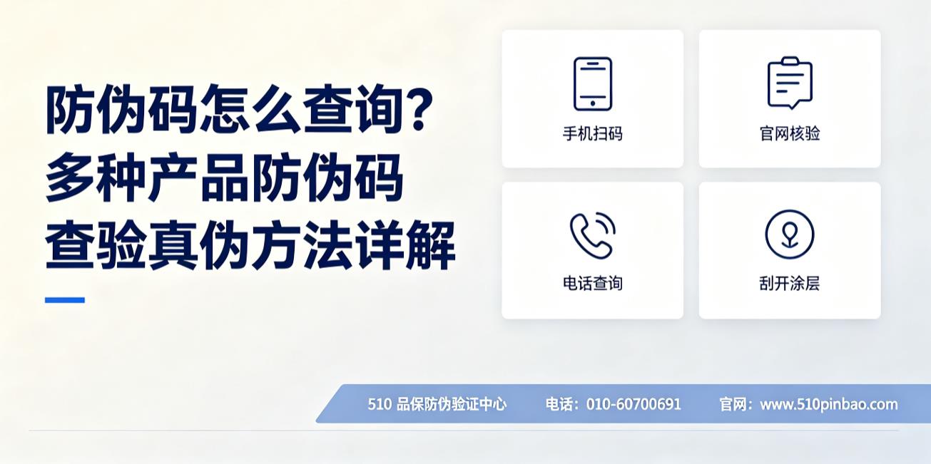 防伪码怎么查询？多种产品防伪码查验真伪方法详解