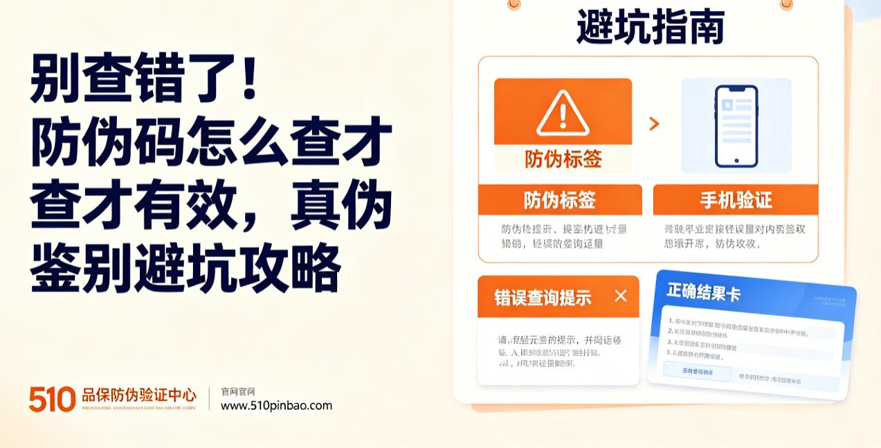别查错了！防伪码怎么查才有效，真伪鉴别避坑攻略