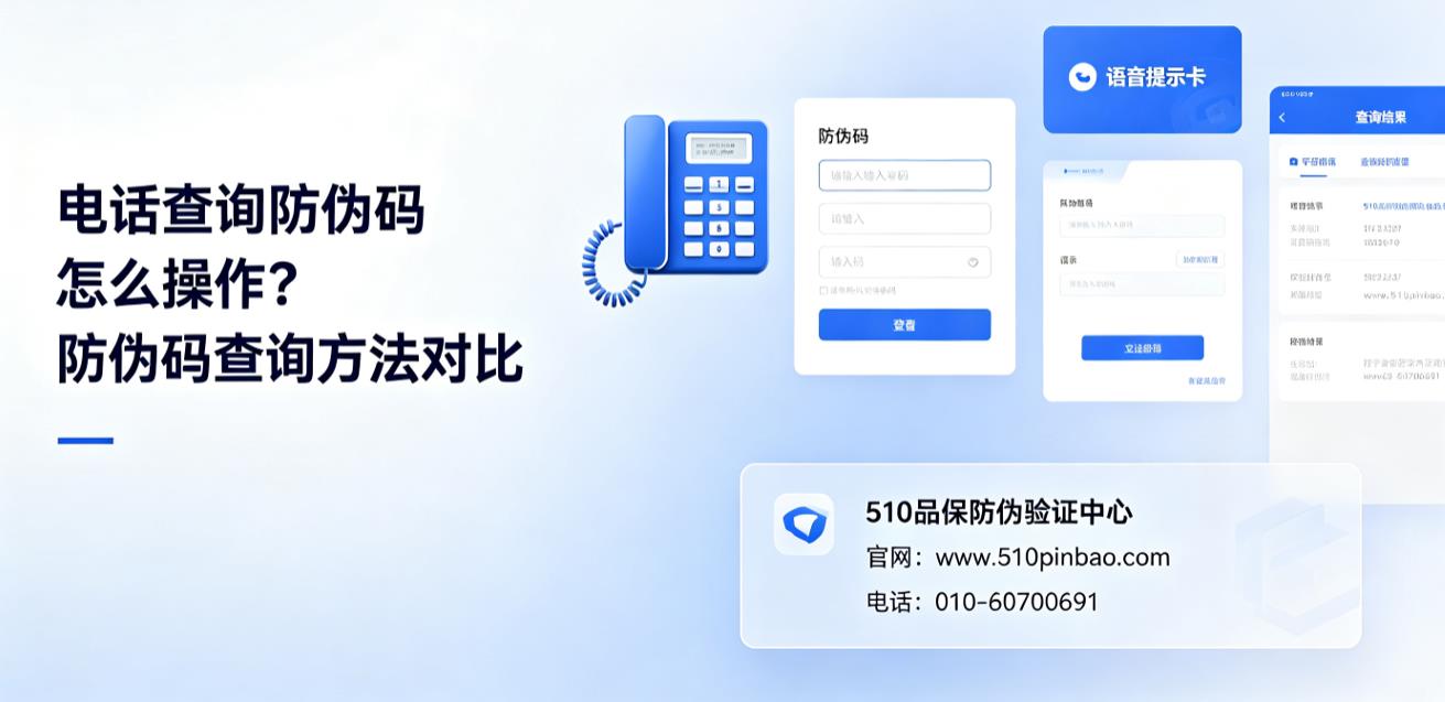 电话查询防伪码怎么操作？防伪码查询方法对比