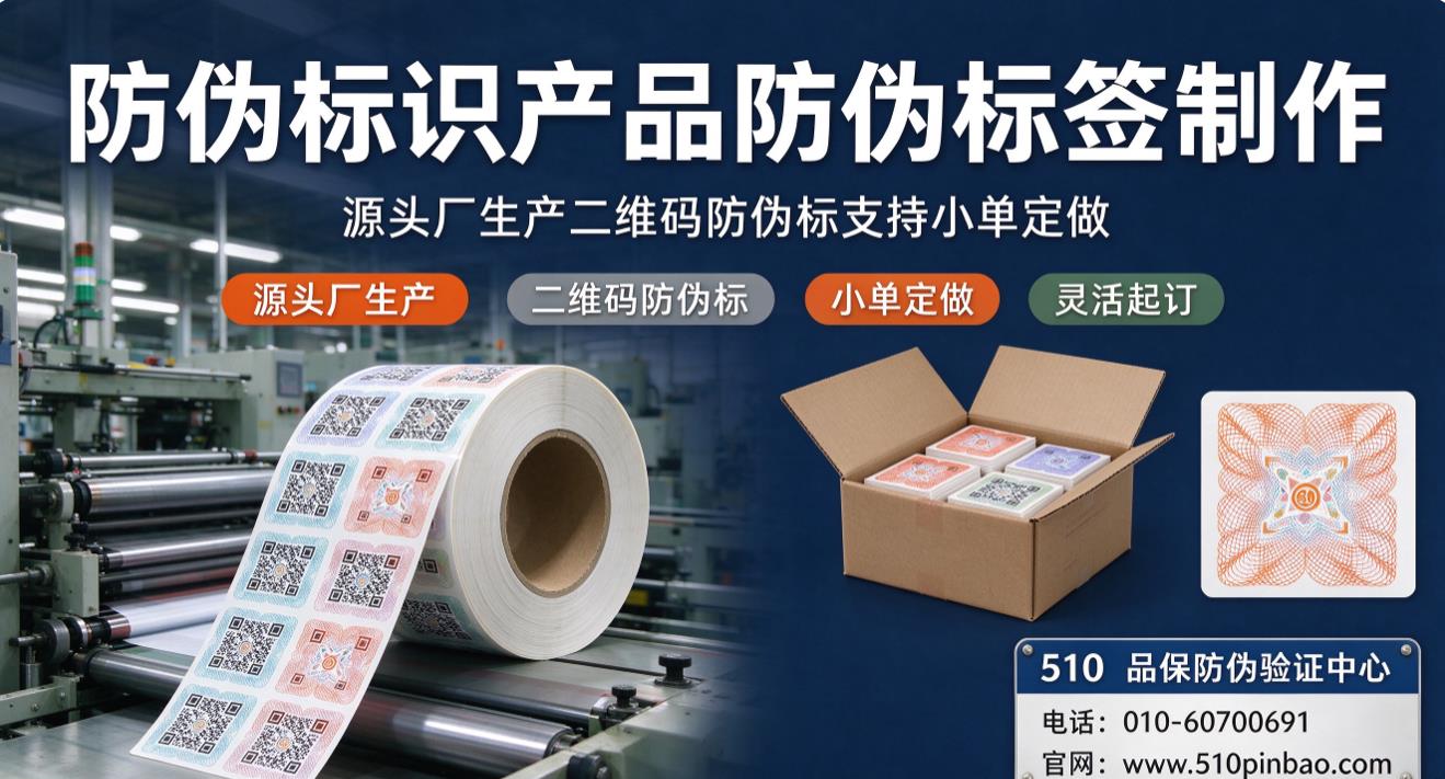 防伪标识产品防伪标签制作，源头厂生产二维码防伪标支持小单定做