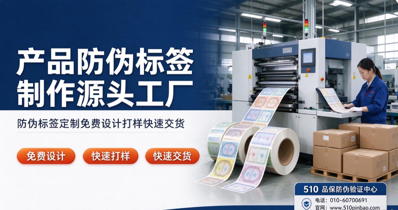 产品防伪标签制作源头工厂，防伪标签定制免费设计打样快速交货