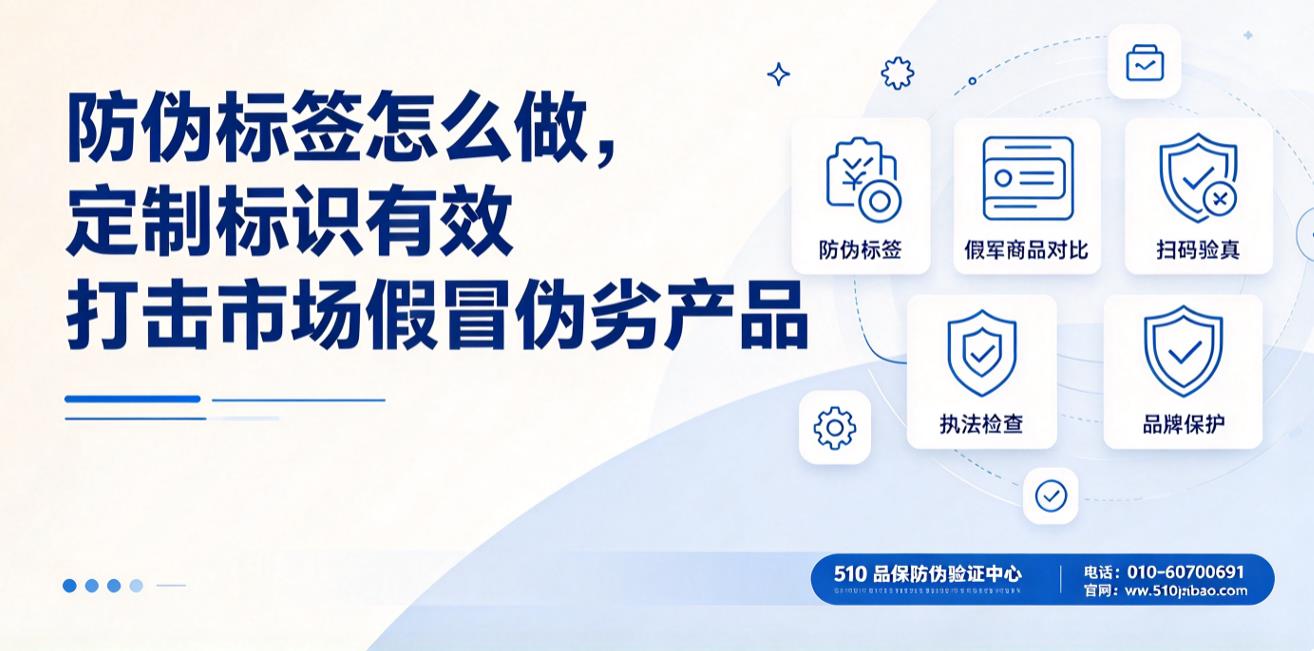 防伪标签怎么做，定制标识有效打击市场假冒伪劣产品