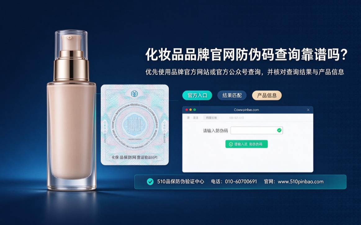 化妆品品牌官网防伪码查询靠谱吗？