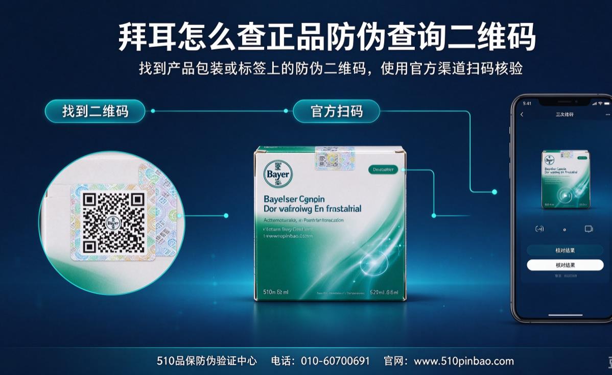 拜耳怎么查正品防伪查询二维码
