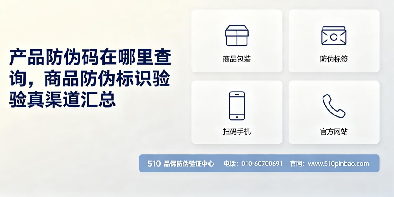 产品防伪码在哪里查询，商品防伪标识验真渠道汇总