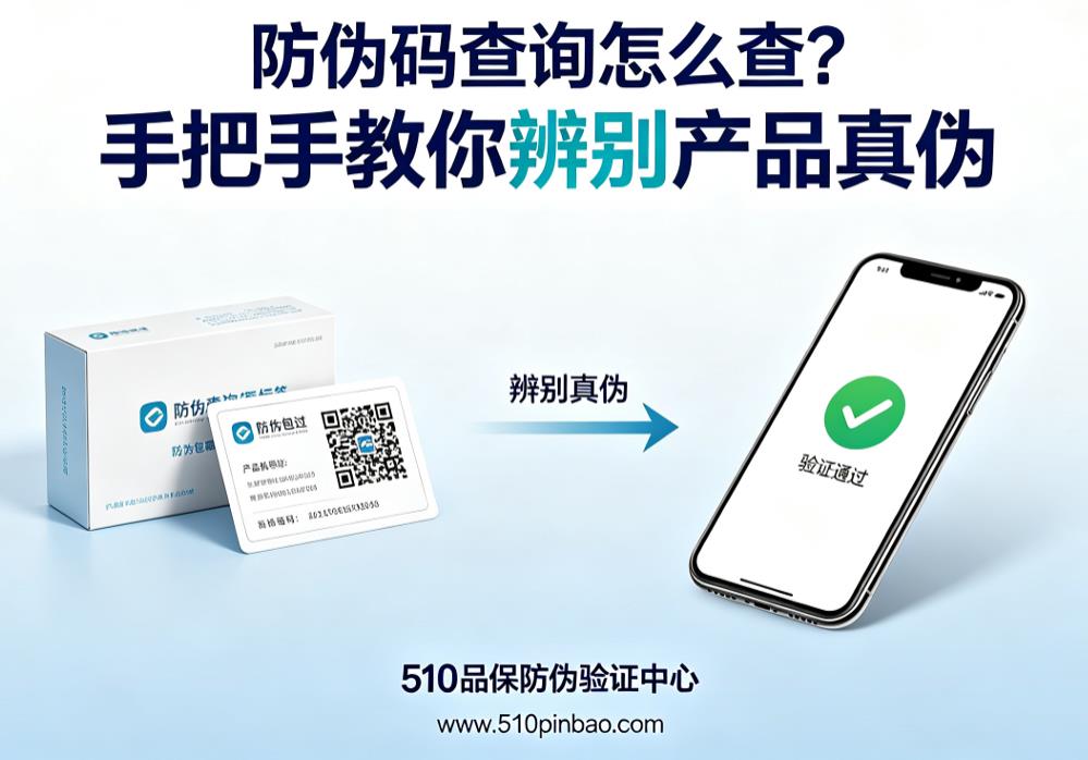 防伪码查询怎么查？手把手教你辨别产品真伪