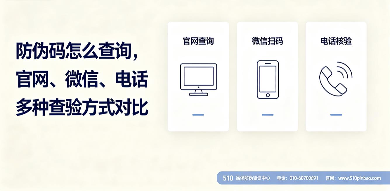 防伪码怎么查询，官网、微信、电话多种查验方式对比