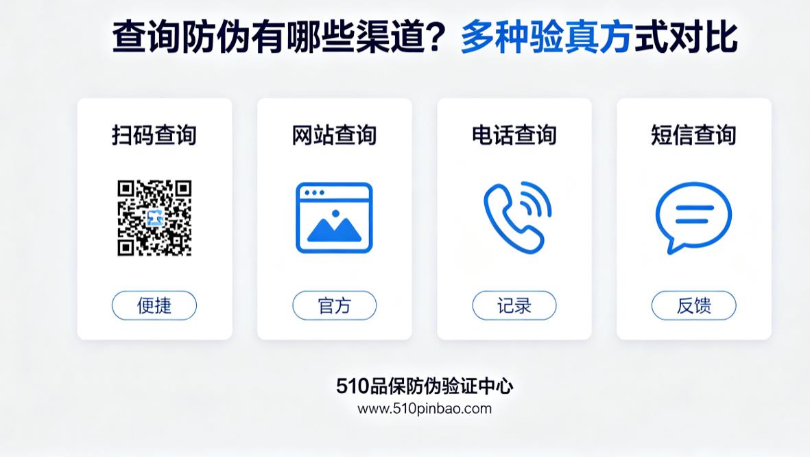 查询防伪有哪些渠道？多种验真方式对比