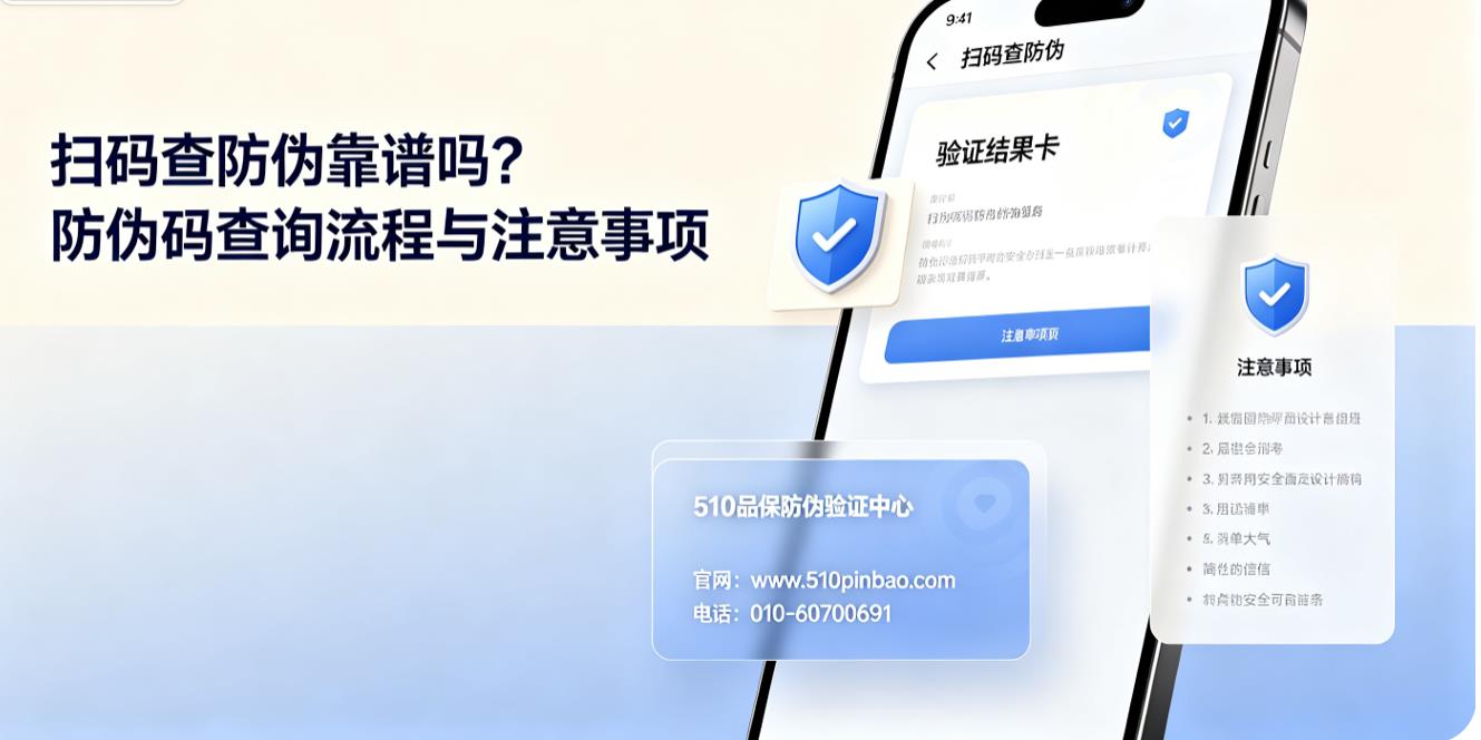 扫码查防伪靠谱吗？防伪码查询流程与注意事项