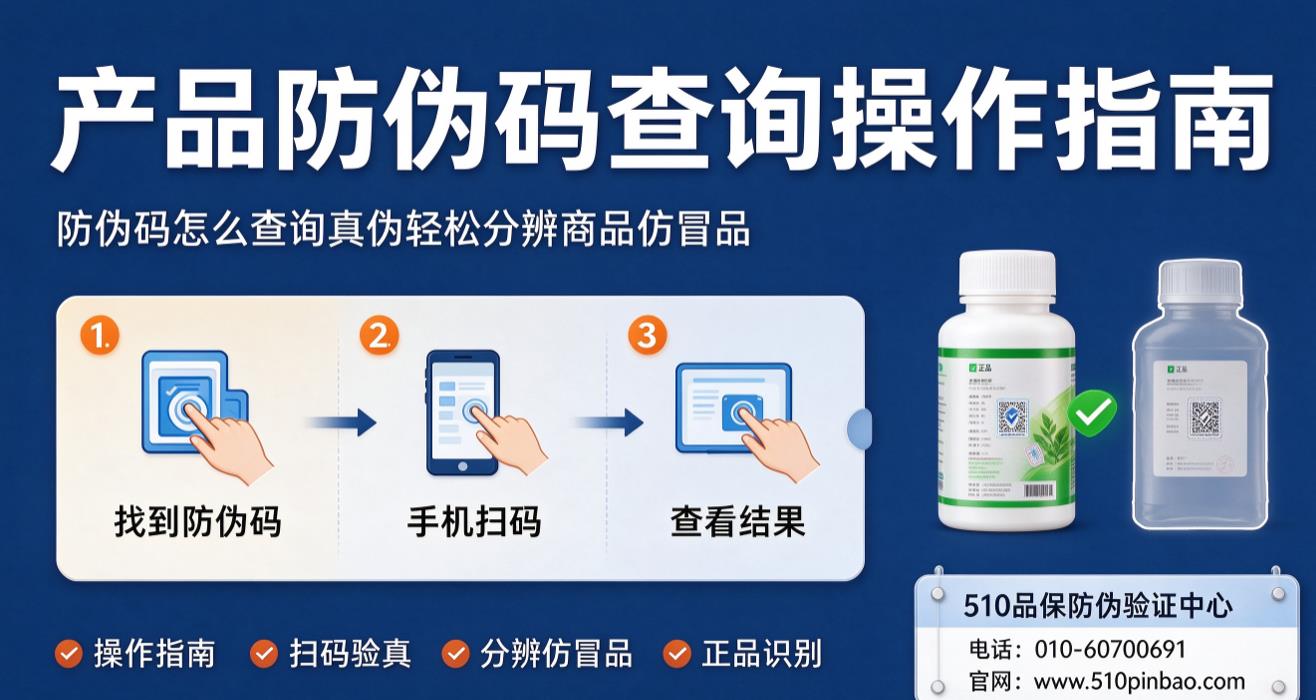 产品防伪码查询操作指南，防伪码怎么查询真伪轻松分辨商品仿冒品