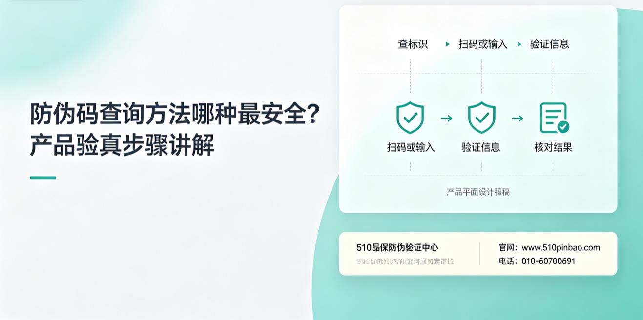 防伪码查询方法哪种最安全？产品验真步骤讲解
