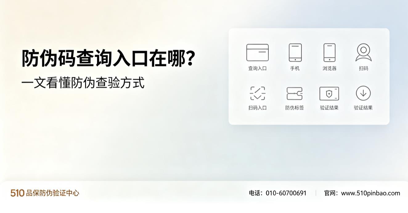 防伪码查询入口在哪？一文看懂防伪查验方式