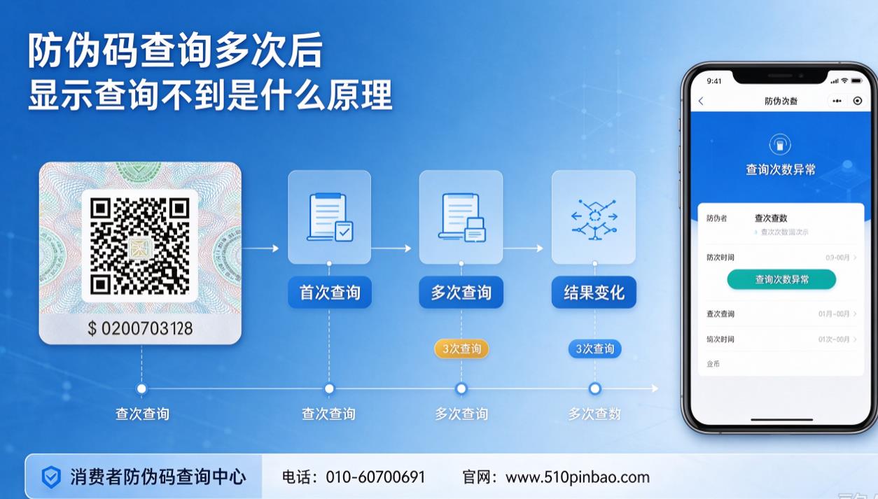 防伪查询多次后显示查询不到是什么原理？