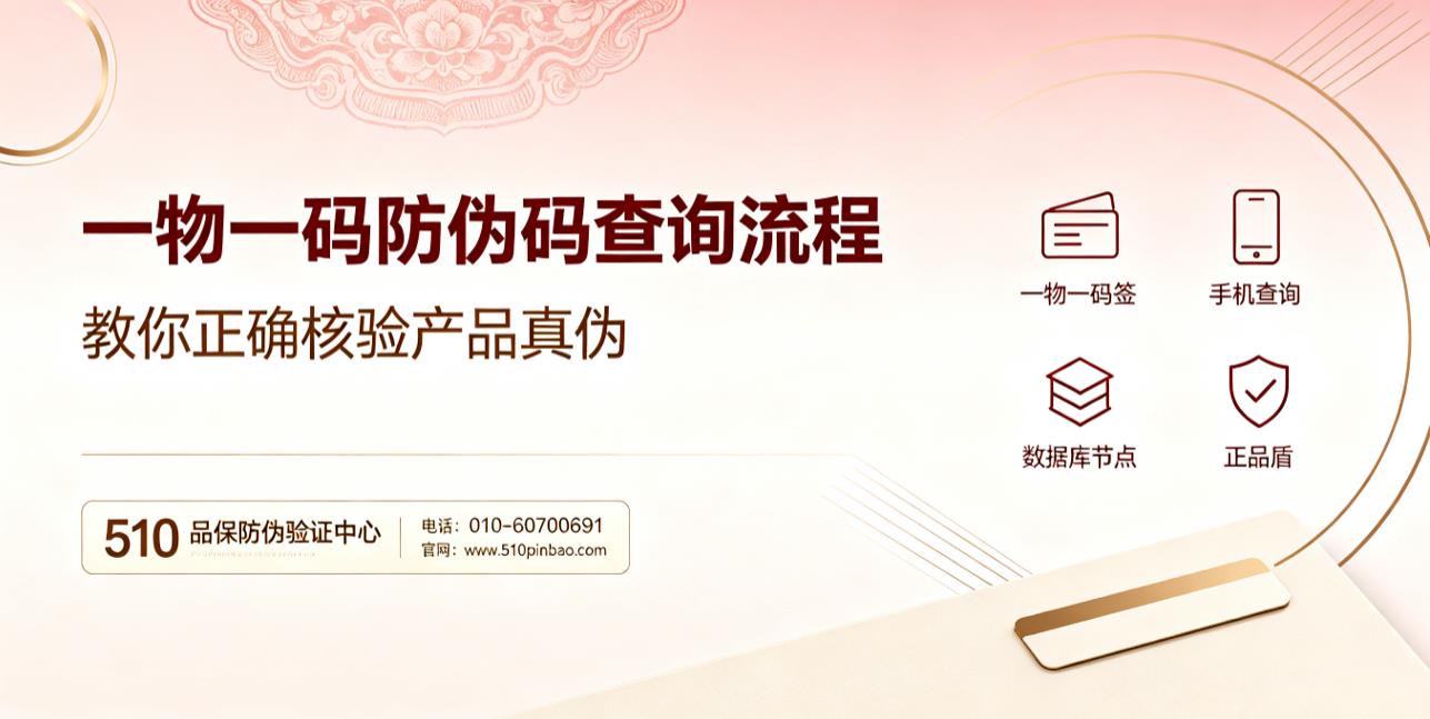 一物一码防伪码查询流程，教你正确核验产品真伪