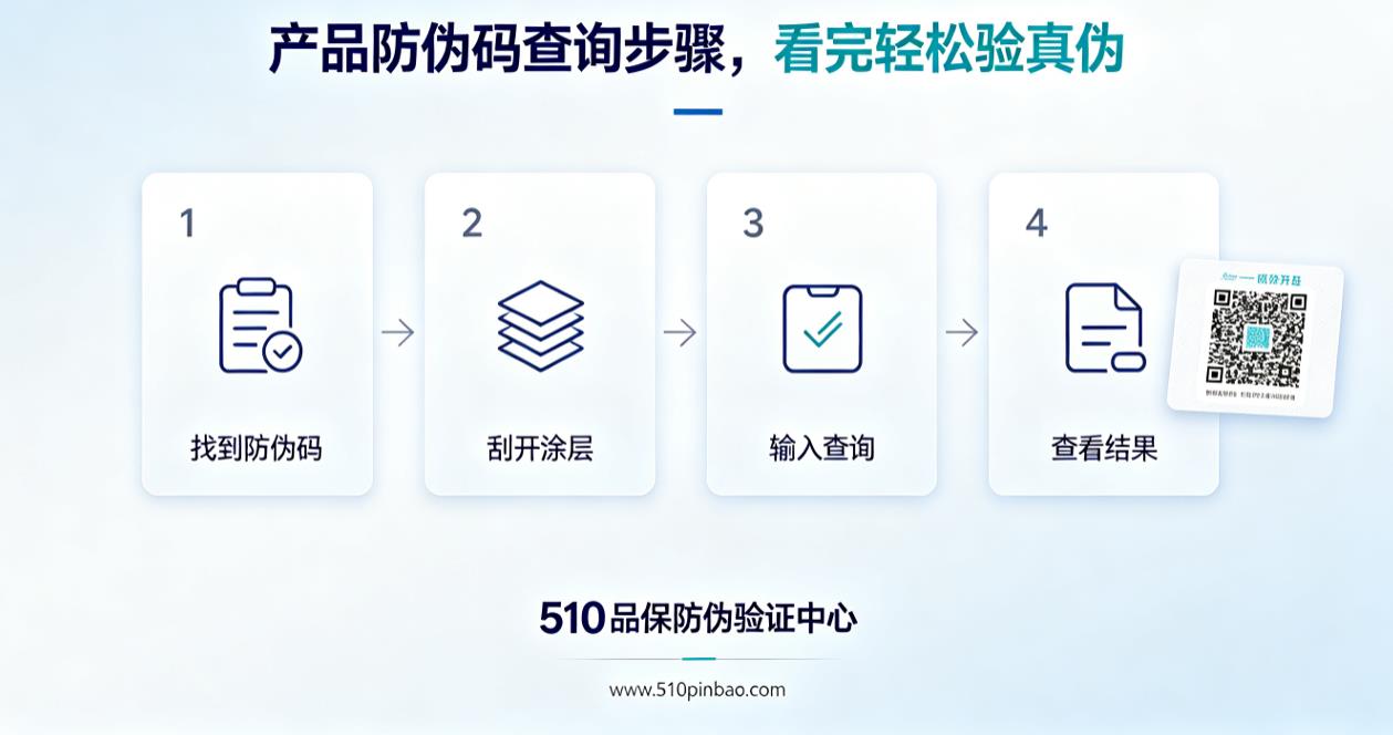 产品防伪码查询步骤，看完轻松验真伪