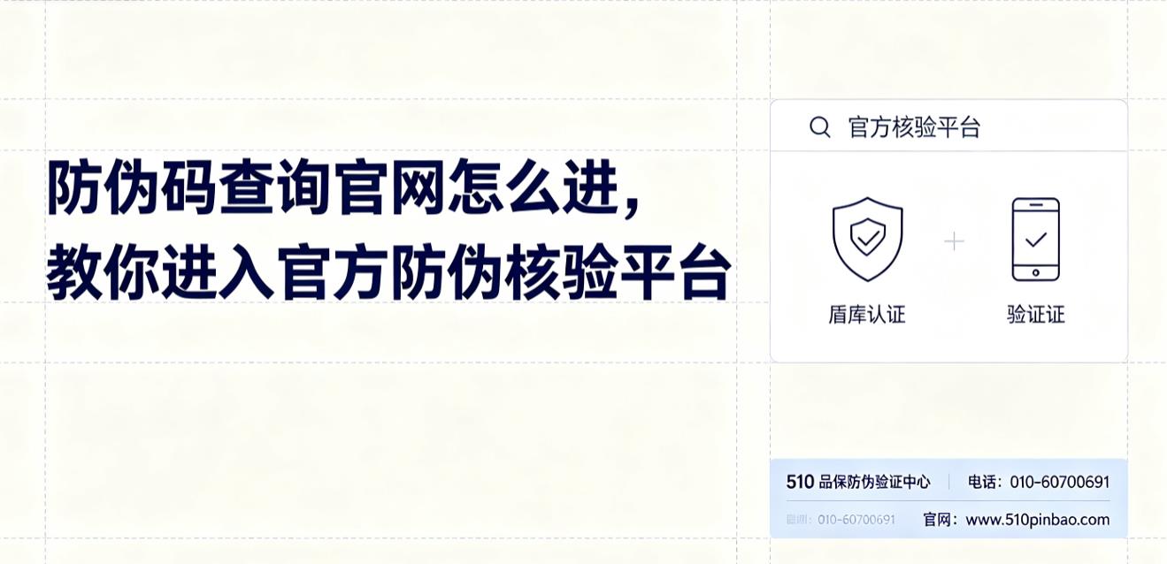 防伪码查询官网怎么进，教你进入官方防伪核验平台