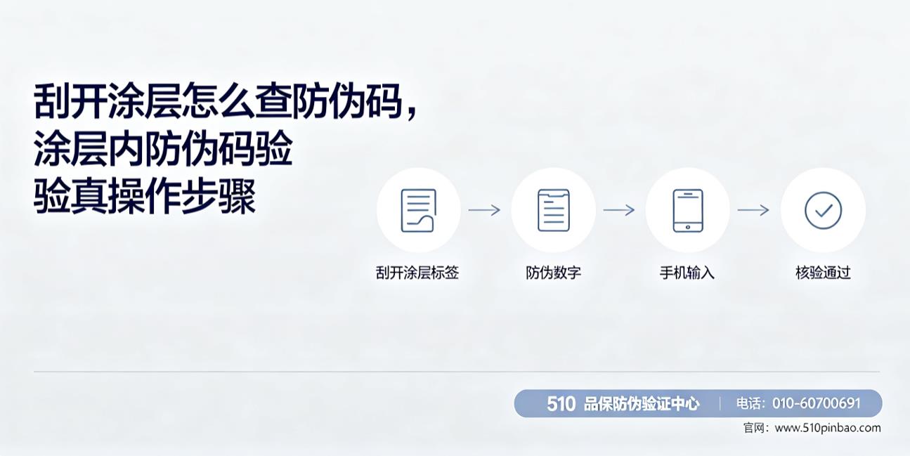 刮开涂层怎么查防伪码，涂层内防伪码验真操作步骤