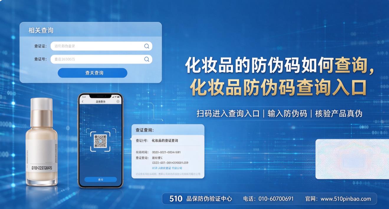 化妆品的防伪码如何查询，化妆品防伪码查询入口