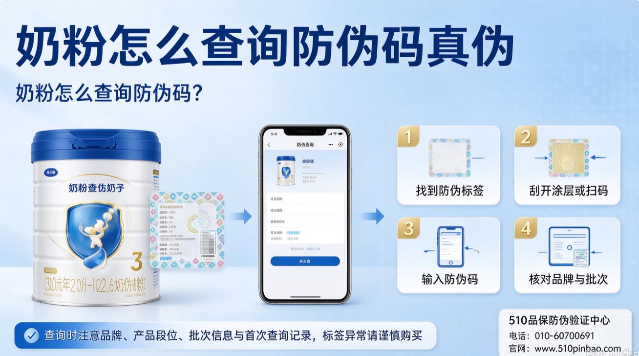 奶粉怎么查询防伪码真伪，奶粉怎么查询防伪码？