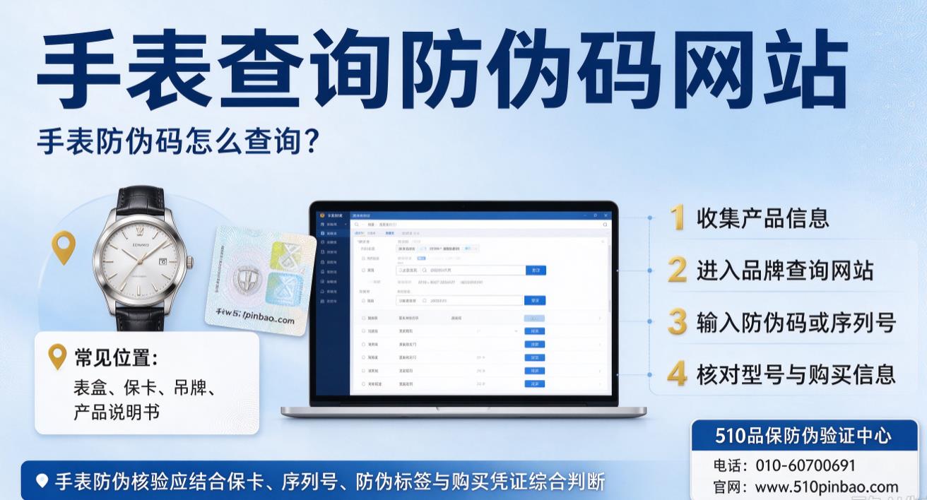 手表查询防伪码网站，手表防伪码怎么查询？