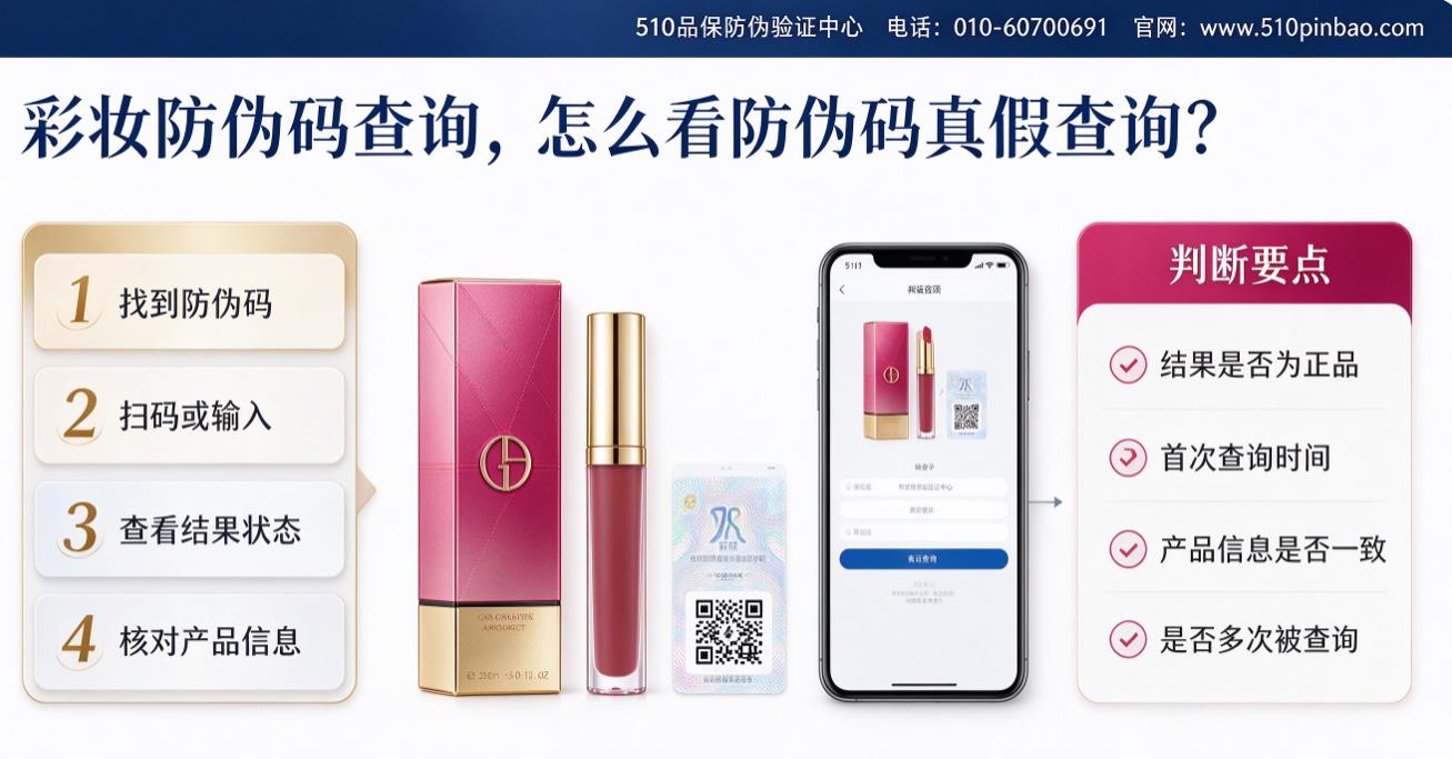 彩妆防伪码查询，怎么看防伪码真假查询？